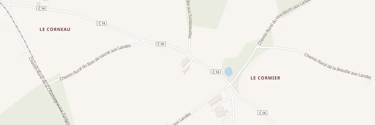 Plan du 5213 Les Landes à Nohant-Vic
