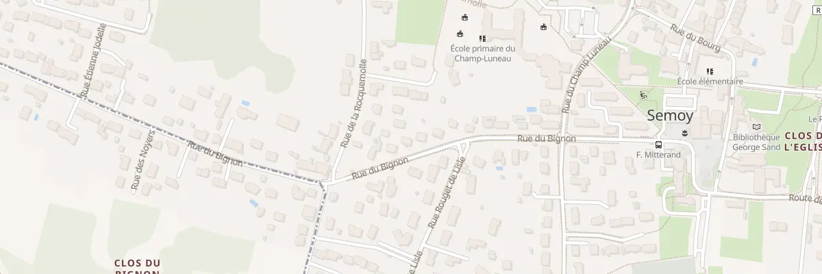 Plan du 374 Rue du Bignon à Semoy