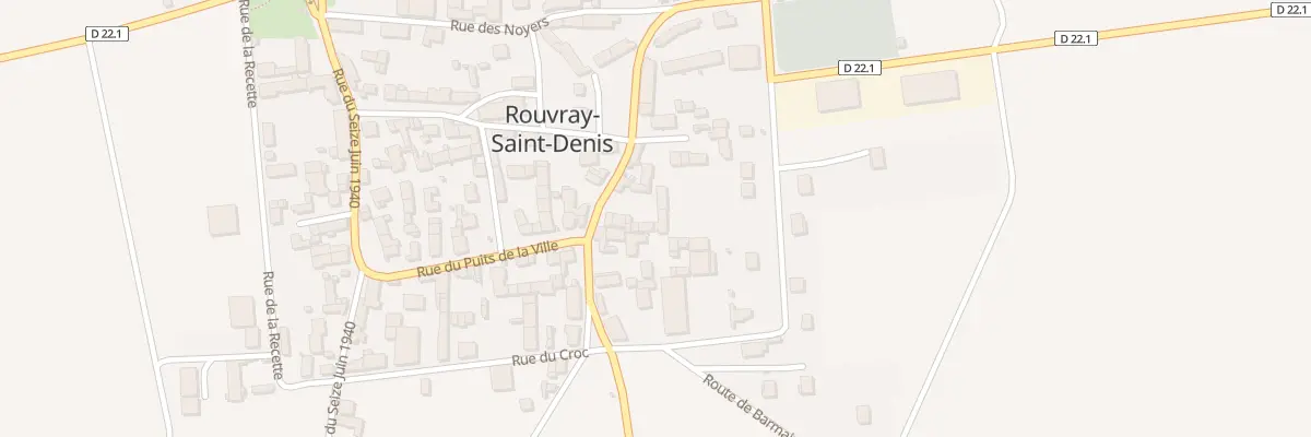 Plan du 22 Rue de la Croix Boisée à Neuville Saint Denis