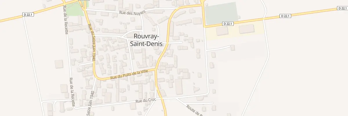 Plan du 20 Rue de la Croix Boisée à Neuville Saint Denis