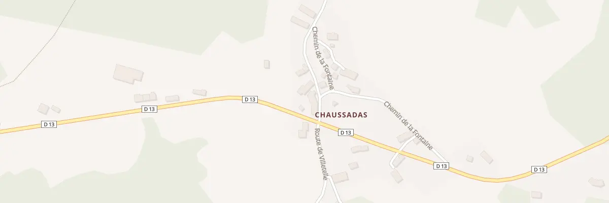 Plan du 5027 Chaussadas à La Chapelle-Saint-Martial