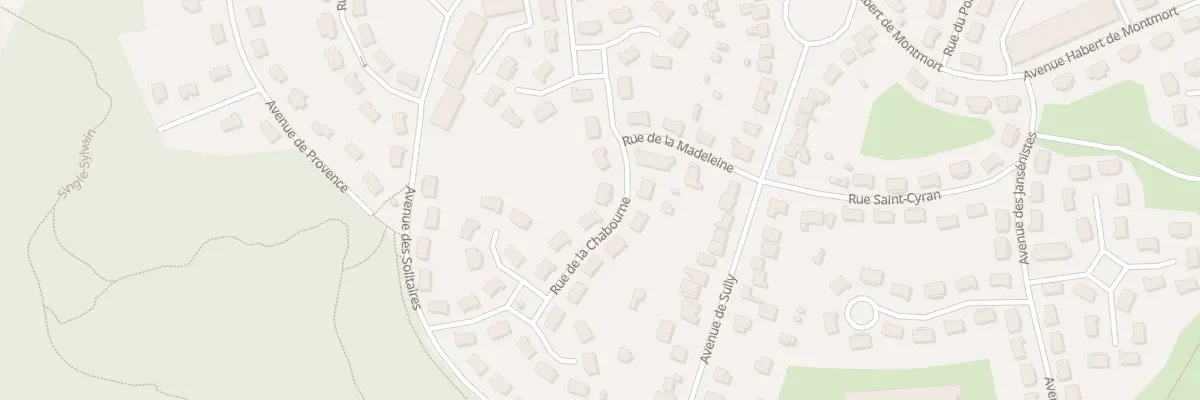 Plan du 28 Rue de la Chabourne au Mesnil-Saint-Denis