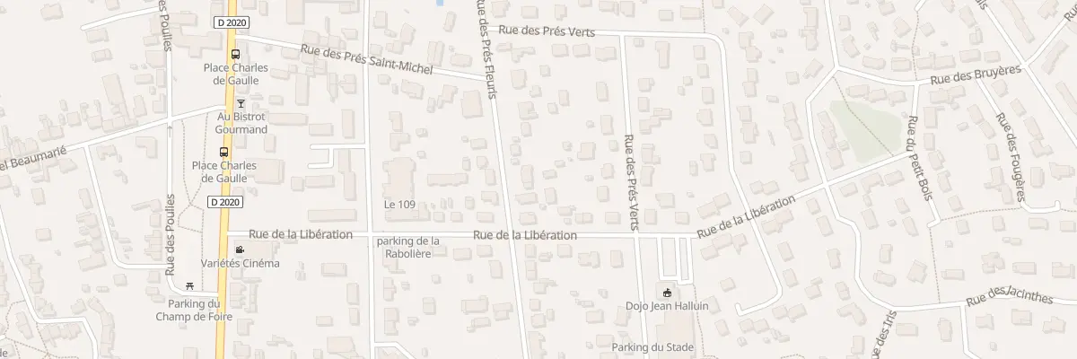 Plan du 5001 Rue des Prés Fleuris à La Ferté-Saint-Aubin