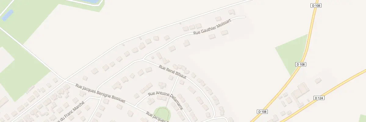 Plan du 23 Rue René Bibaut à Grandvilliers