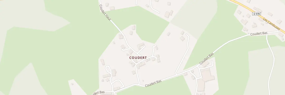 Plan du 10 Coudert Haut à Clergoux