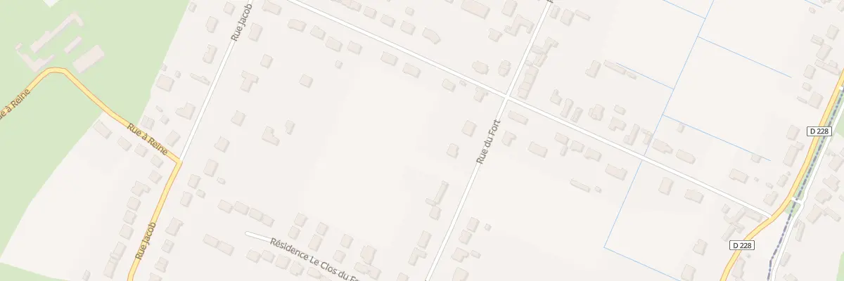 Plan du 675 Rue du Fort à Balinghem