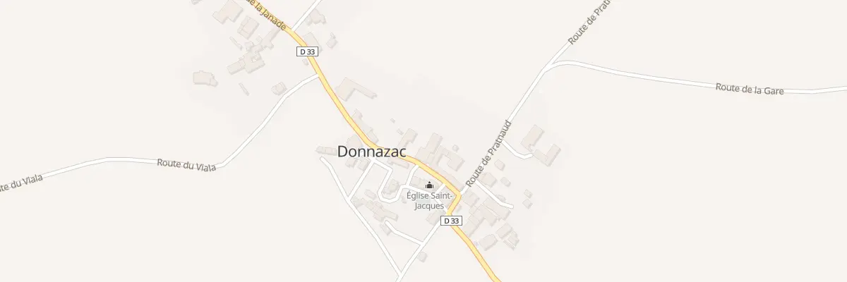 Plan du 5029 Donnazac à Donnazac