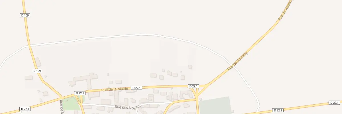 Plan du 15 Rue de la Mairie à Neuville Saint Denis