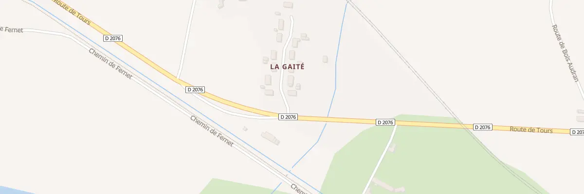 Plan du 2 La Gaite à Thénioux