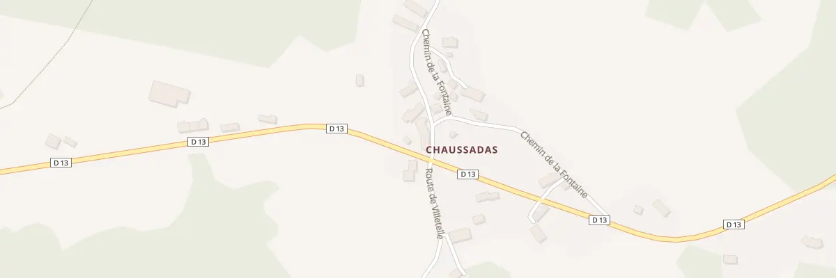 Plan du 5023 Chaussadas à La Chapelle-Saint-Martial