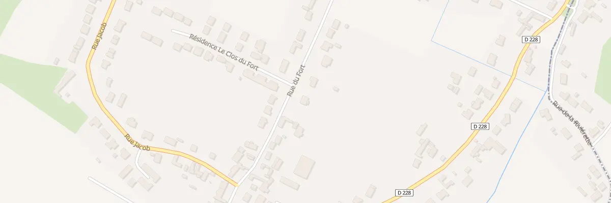 Plan du 492 Rue du Fort à Balinghem