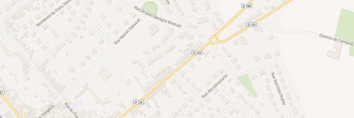 Plan du 73 Rue d’Amiens à Grandvilliers