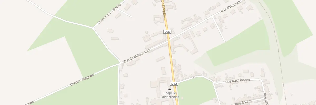Plan du 13 Rue de l’Hopital à Saint-Riquier