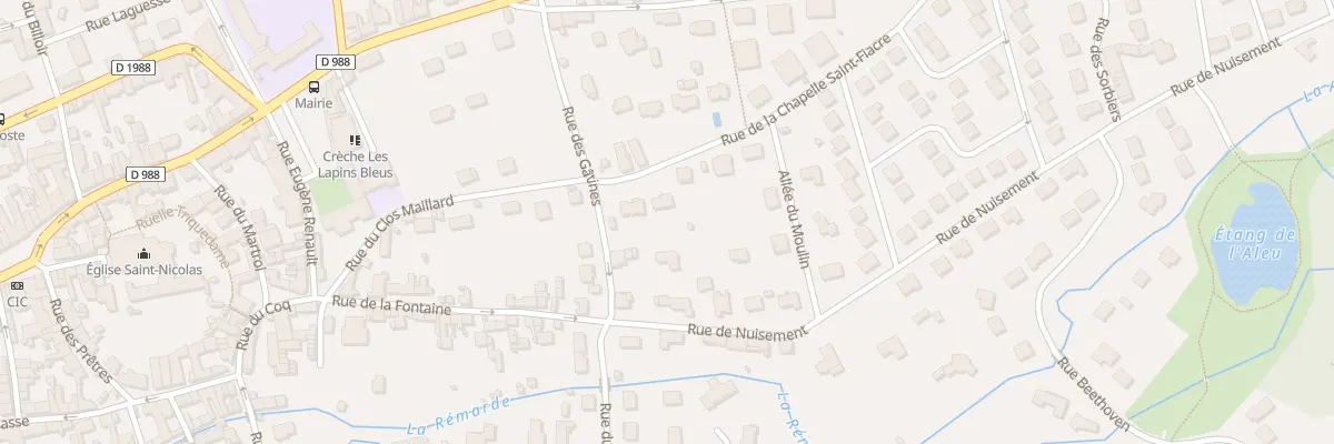 Plan du 10 Rue de la Chapelle St Fiacre à Saint-Arnoult-en-Yvelines
