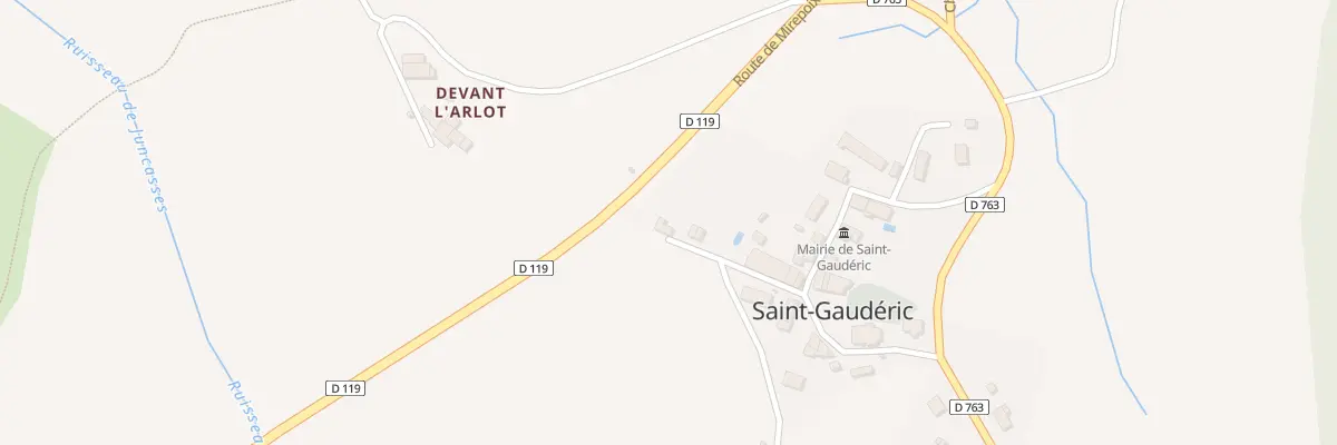 Plan du 8 Le Village à Saint-Gaudéric