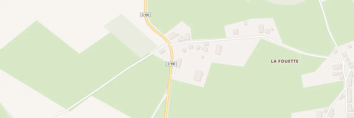 Plan du 1 La Fouette à Moutier-Malcard
