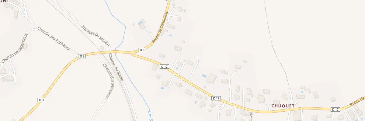 Plan du 125 Rte de Lincarque à Senouillac
