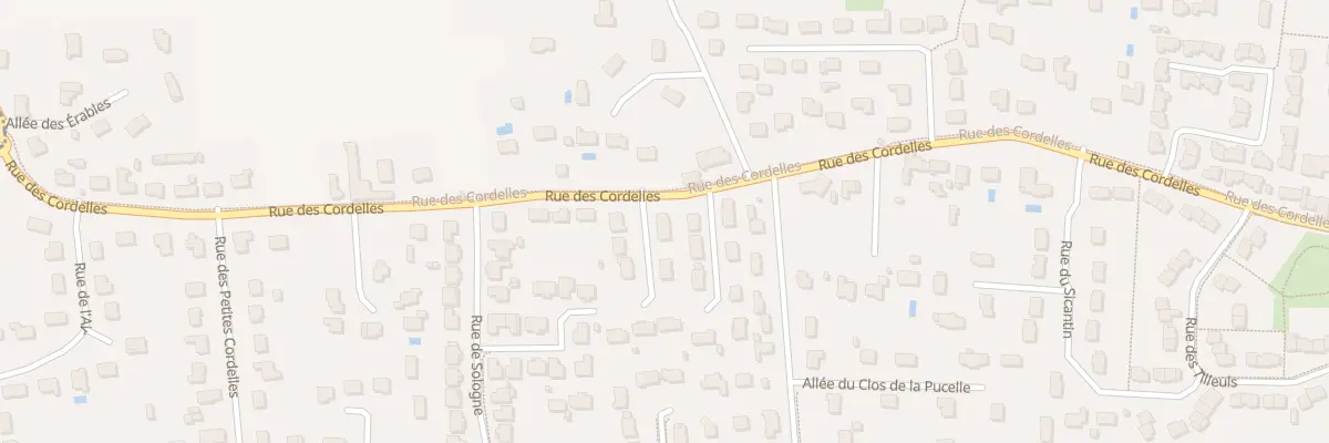 Plan du 847 Rue des Cordelles à Saint-Denis-en-Val