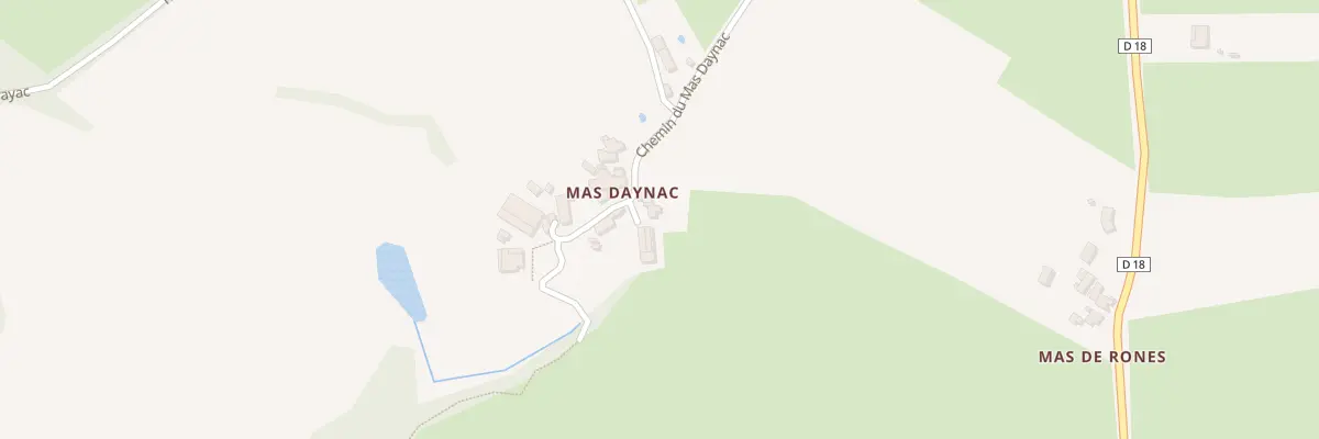 Plan du 5133 Mas Daynac à Béduer