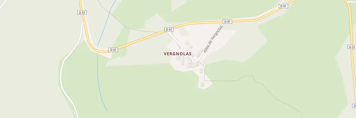 Plan du 64 All de Vergnolas - Vergnolas à Royère-de-Vassivière