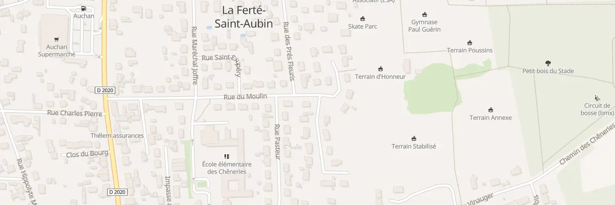 Plan du 18 Rue du Moulin à La Ferté-Saint-Aubin