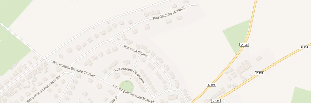 Plan du 26 Rue René Bibaut à Grandvilliers