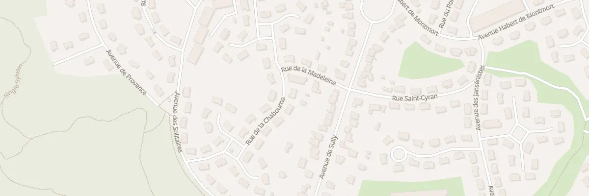 Plan du 21 Rue de la Chabourne au Mesnil-Saint-Denis