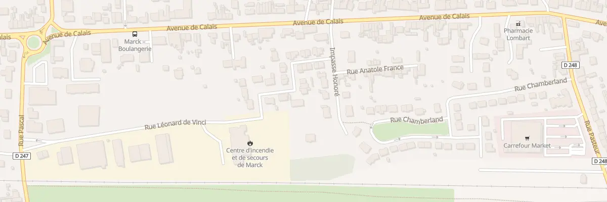 Plan du 127 Rue des Déportés à Marck