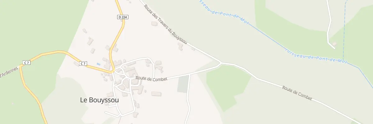 Plan du 5055 Le Bouyssou au Bouyssou