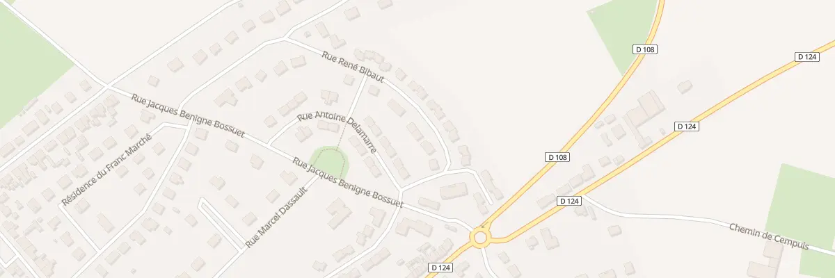 Plan du 37 Rue René Bibaut à Grandvilliers