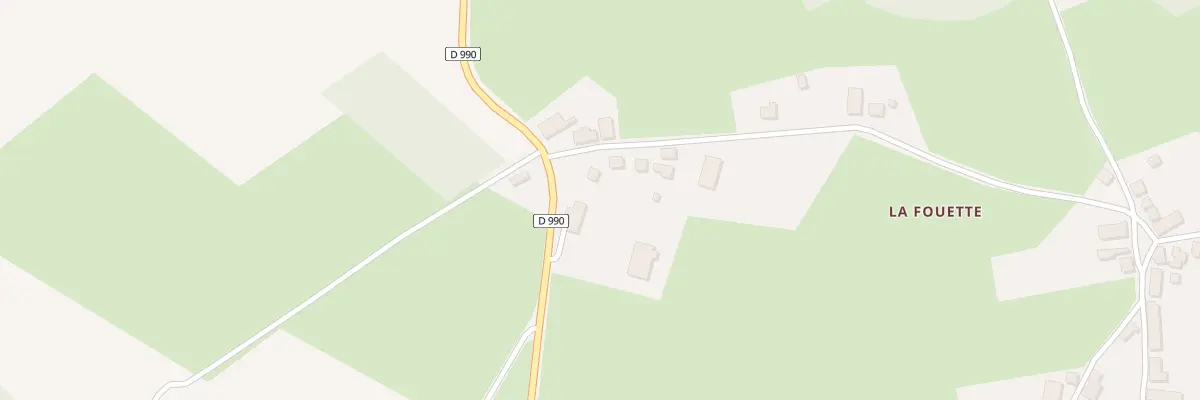 Plan du 3 La Fouette à Moutier-Malcard