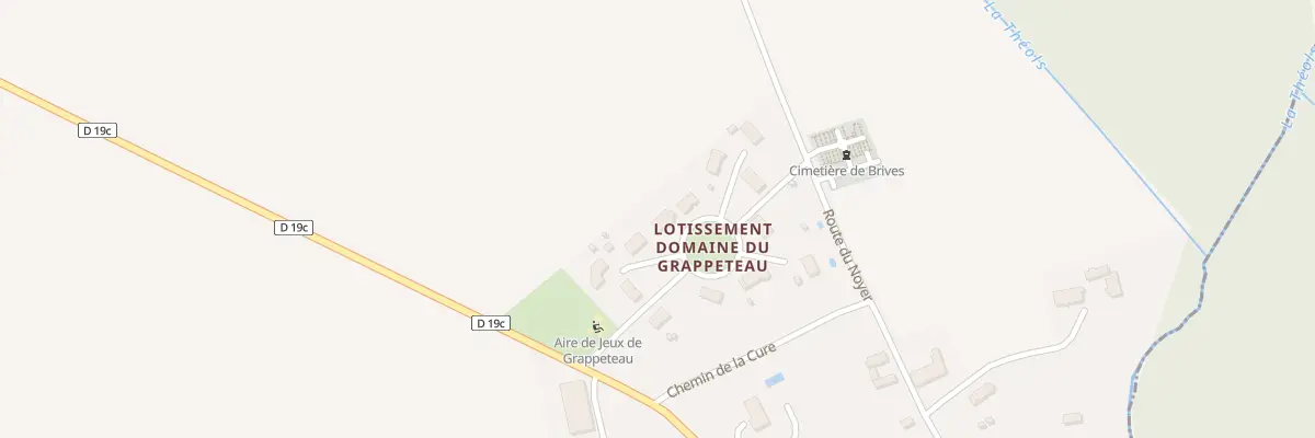 Plan du 10 Lot Domaine du Grappeteau à Brives