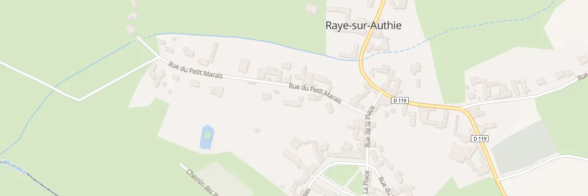 Plan du 7 Rue du Petit Marais à Raye-sur-Authie