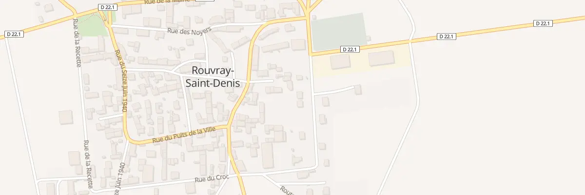Plan du 2 Rue de la Guillonnerie à Neuville Saint Denis