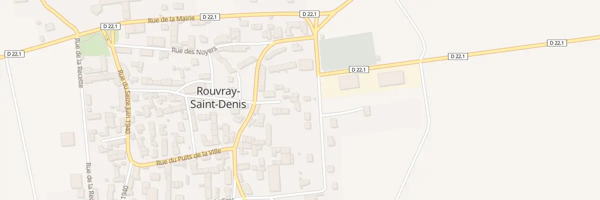 Plan du 10 Rue de la Croix Boisée à Neuville Saint Denis