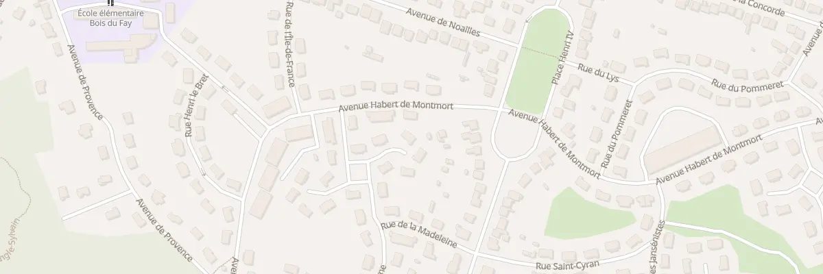 Plan du 7 Rue de la Chabourne au Mesnil-Saint-Denis