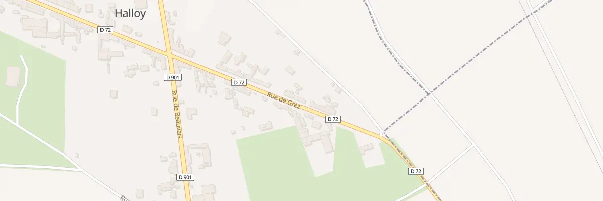 Plan du 23 Rue de Grez à Halloy
