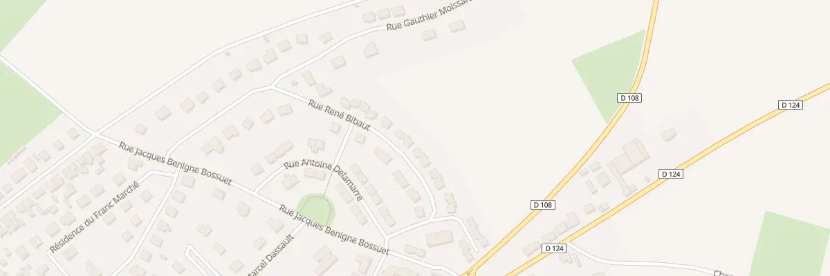 Plan du 28 Rue René Bibaut à Grandvilliers