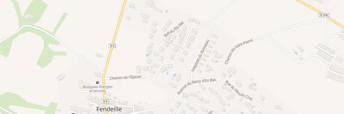 Plan du 9 Rue du Riu Bel à Fendeille