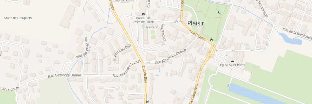 Plan du 16 Rue Alexandre Dumas à Plaisir