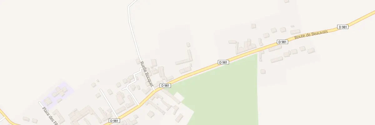 Plan du 325 Rte de Beauvais à La Houssoye