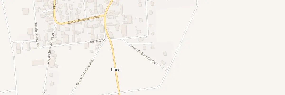 Plan du 1 Rue de la Meule Brulée à Neuville Saint Denis