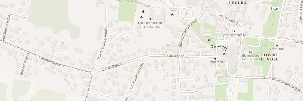 Plan du 272 Rue du Bignon à Semoy