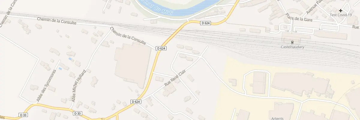 Plan du 7 Rue Henri Vincenot à Castelnaudary