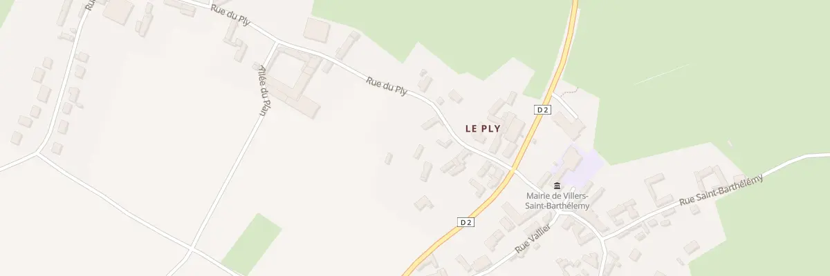 Plan du 61 Rue du Ply à Villers-Saint-Barthélemy