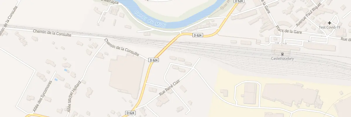 Plan du 9 Rue Henri Vincenot à Castelnaudary