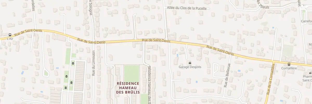 Plan du 757 Rue de St Denis à Saint-Denis-en-Val
