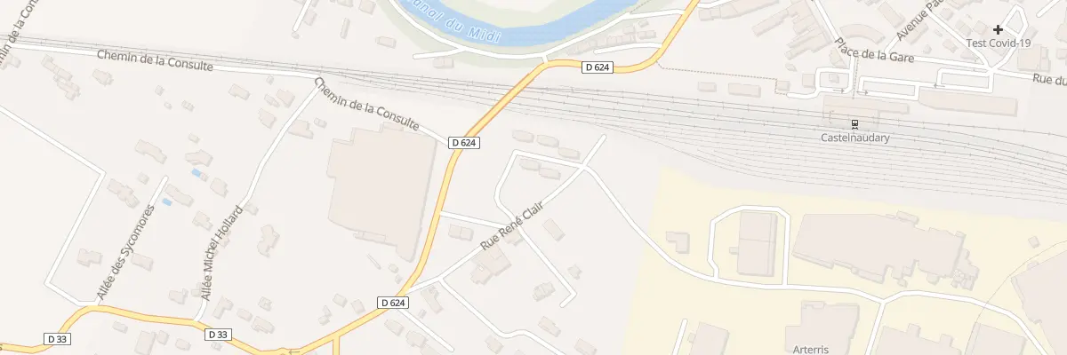 Plan du 8 Rue Henri Vincenot à Castelnaudary