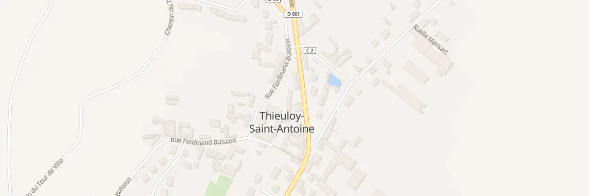 Plan du 12 Rte Nationale à Thieuloy-Saint-Antoine