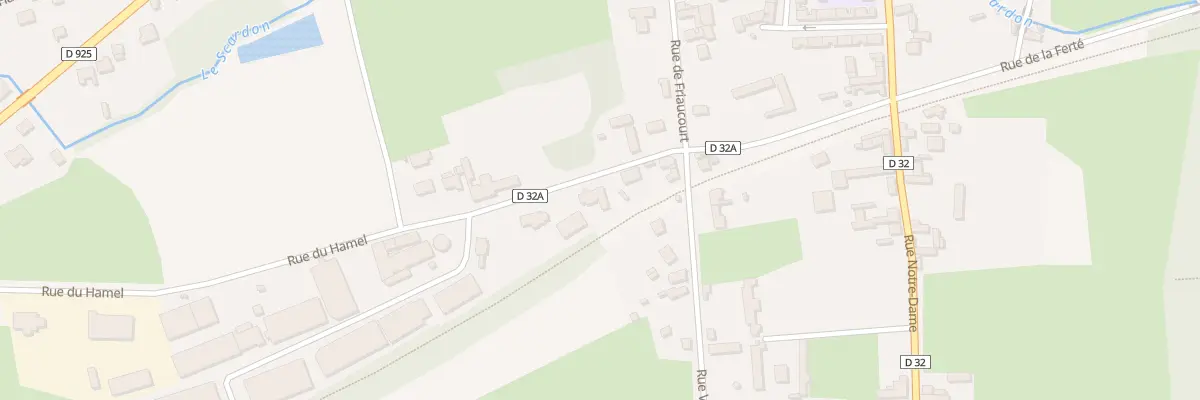 Plan du 7 Rue de la Gare à Saint-Riquier